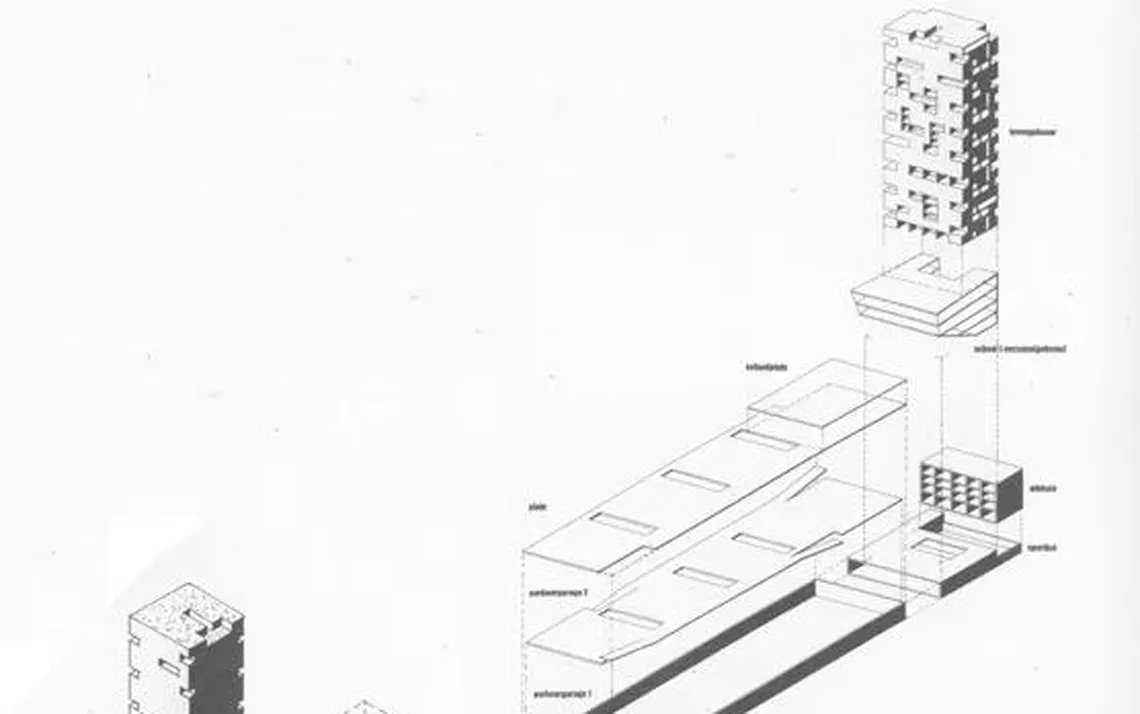 Verborgen pleinen architectuur voor de stad